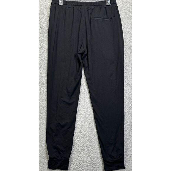 True Classic Pants Mens Medium Black Athletic Joggers Stretch Drawstring Pockets